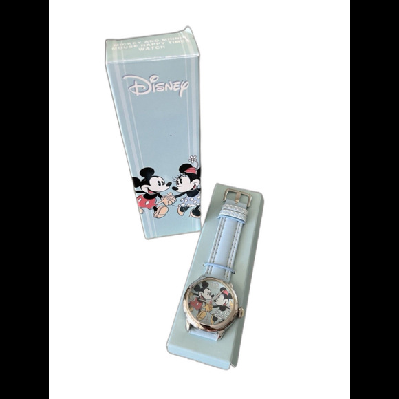 NEW Disney Mickey & Minnie Mouse Happy Times Collectors Watch w/Original Box - Picture 1 of 6